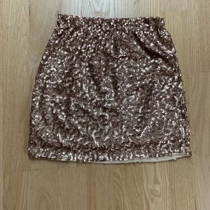 sequin skirt